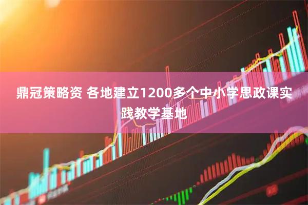 鼎冠策略资 各地建立1200多个中小学思政课实践教学基地