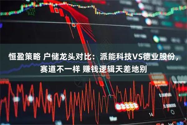 恒盈策略 户储龙头对比：派能科技VS德业股份，赛道不一样 赚钱逻辑天差地别